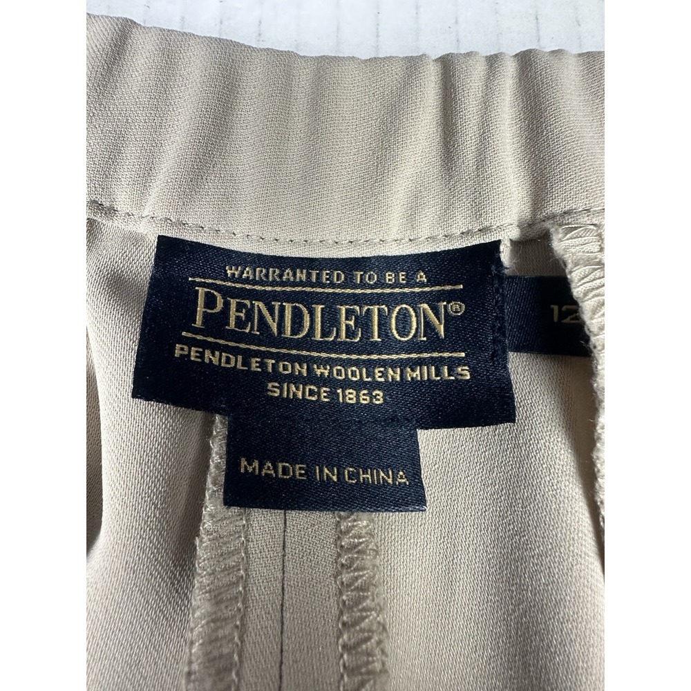 Pendleton Beige Polyester Pants Slacks Trousers W… - image 6